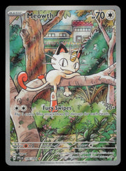 Meowth 106/094 Illustration Rare Phantasmal Flames Pokemon Holo
