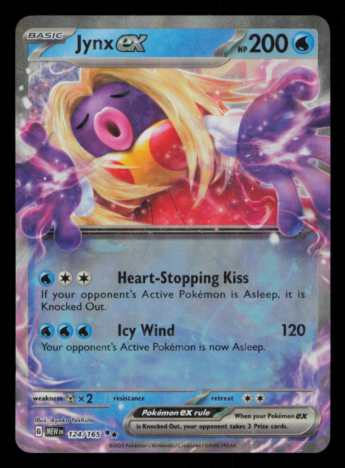Jynx ex 124/165 Double Rare 151 Pokemon