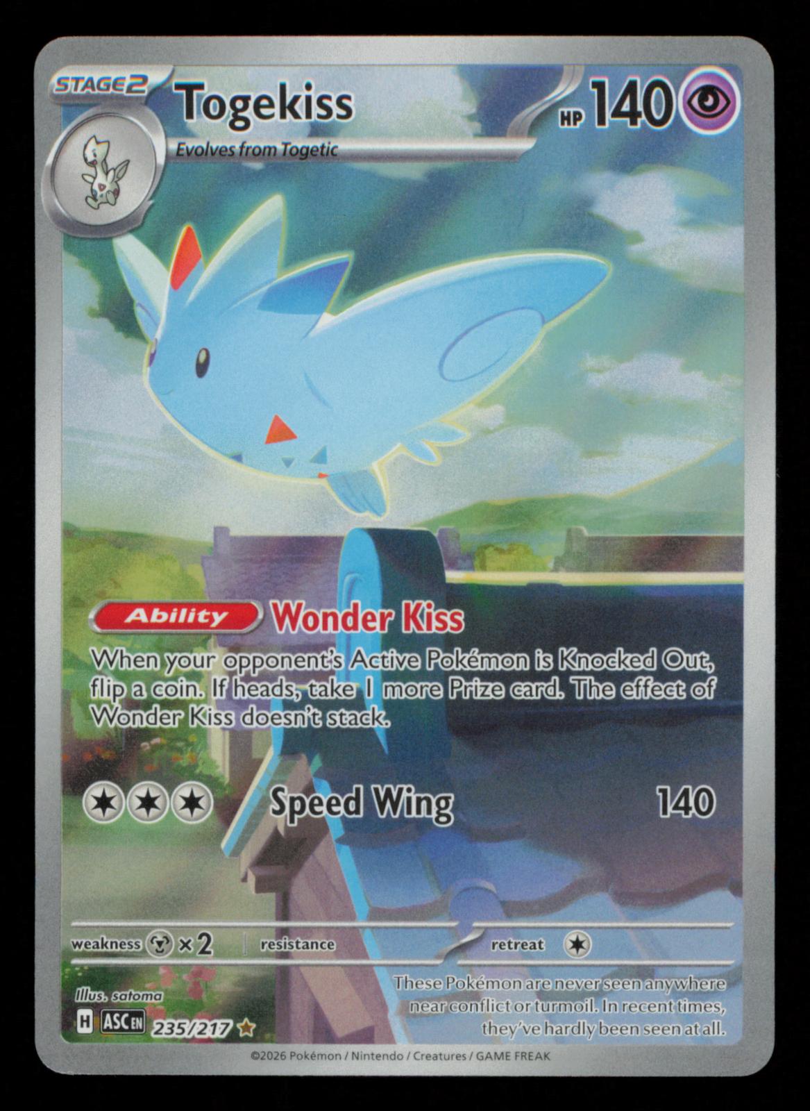 Togekiss 235/217 Illustration Rare Ascended Heroes Pokemon