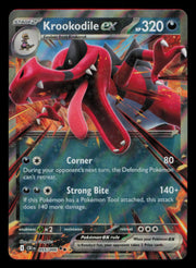 Krookodile ex 055/086 Double Rare Chaos Rising Pokemon