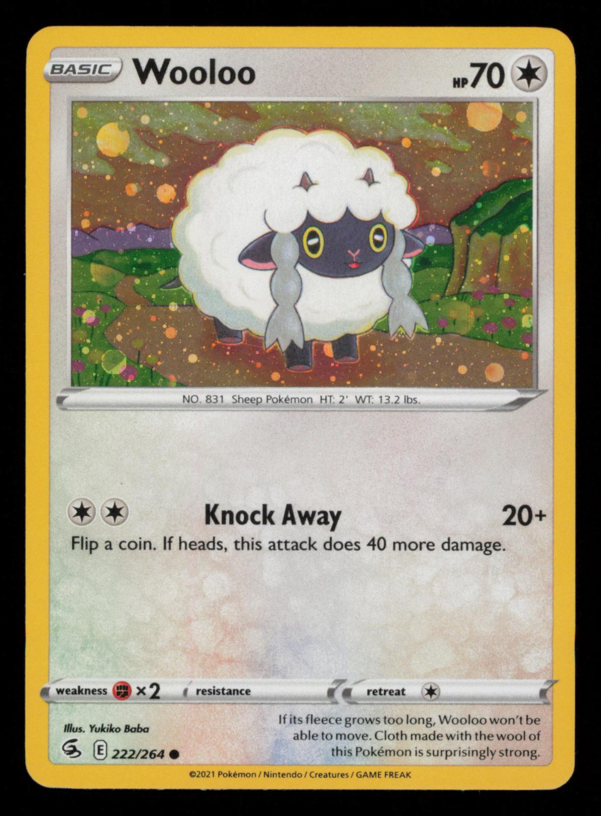 Wooloo 222/264 Common Fusion Strike Pokemon