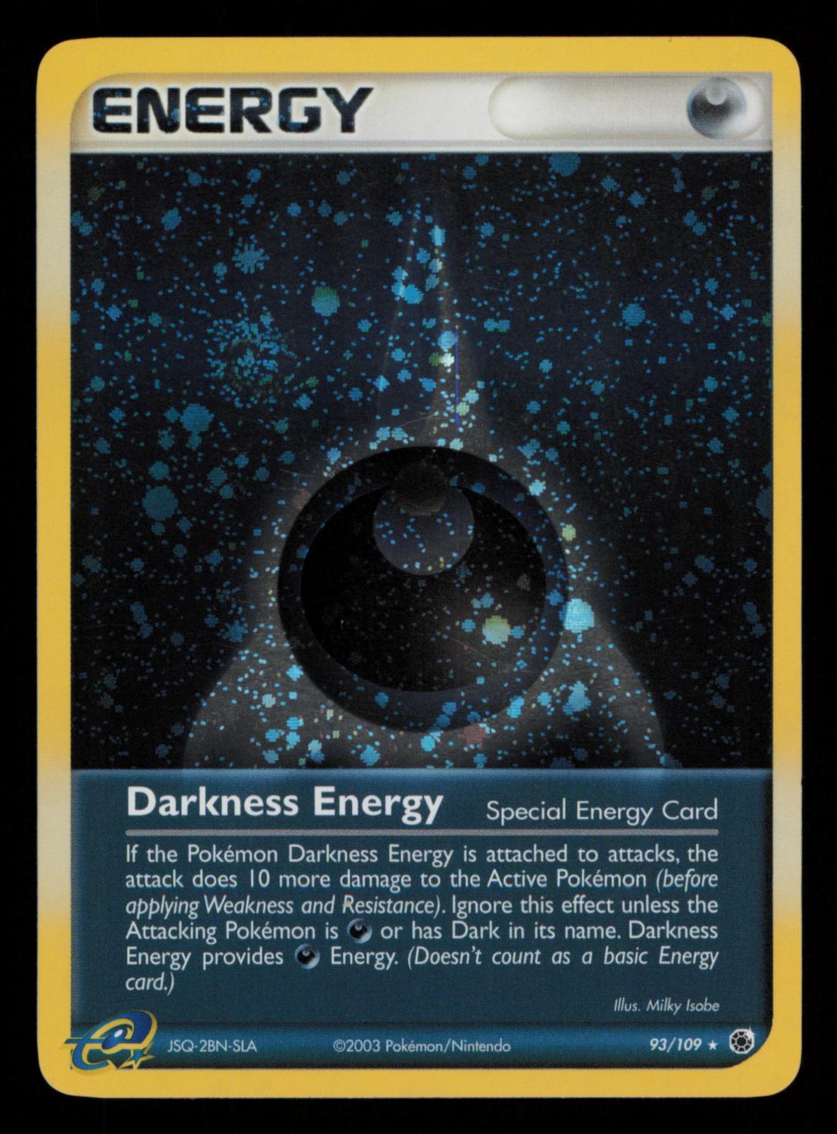 Darkness Energy (Special) (Cosmos Holo) 93/109 League & Championship Cards 