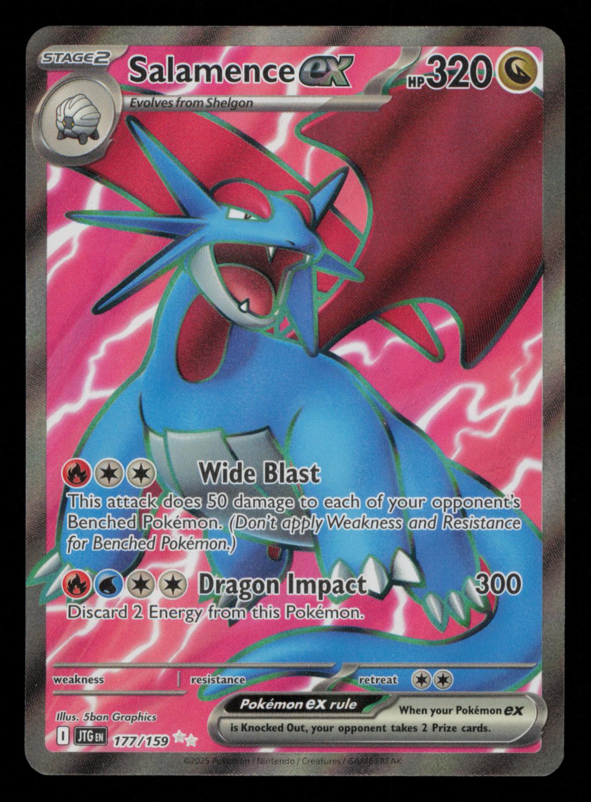 Salamence ex 177/159 Ultra Rare Journey Together Pokemon