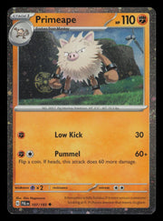 Primeape 107/193 Uncommon Paldea Evolved Pokemon