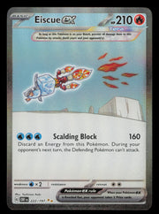 Eiscue ex 222/197 Special Illustration Rare Obsidian Flames Pokemon
