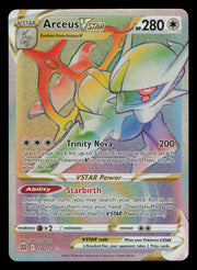 Arceus VSTAR 176/172 Rainbow Rare Brilliant Stars Pokemon
