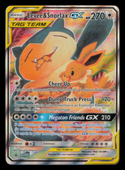 Eevee & Snorlax GX - SM169 Holo Promo Sun & Moon Promo Pokemon