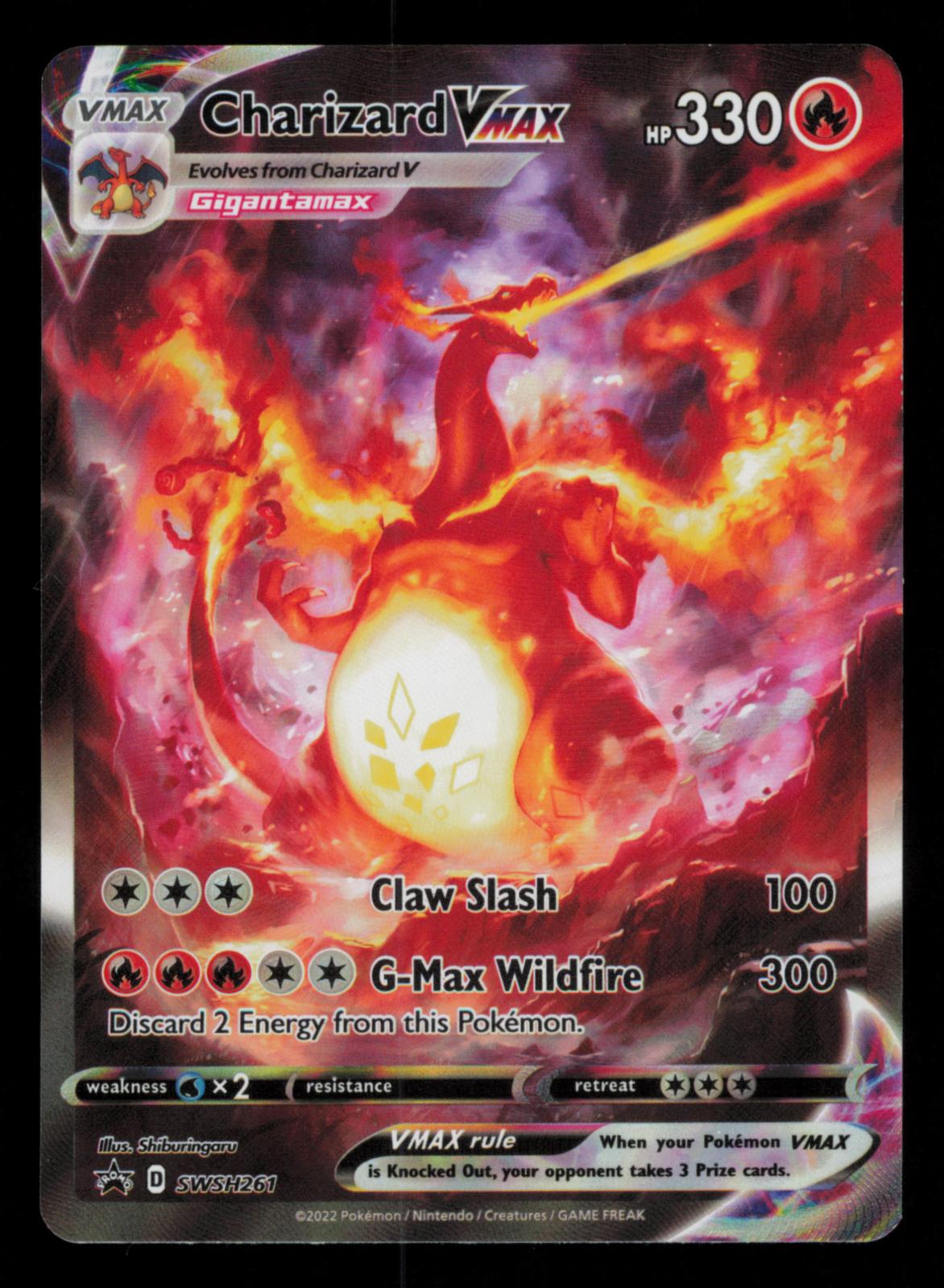 Charizard VMAX SWSH261 Holo Promo Sword & Shield Promo Pokemon