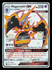 Naganadel GX SV63/SV94 Shiny Ultra Rare Hidden Fates Shiny Vault Pokemon Holo