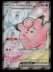 Lillie's Clefairy ex 173/159 Ultra Rare Journey Together Pokemon