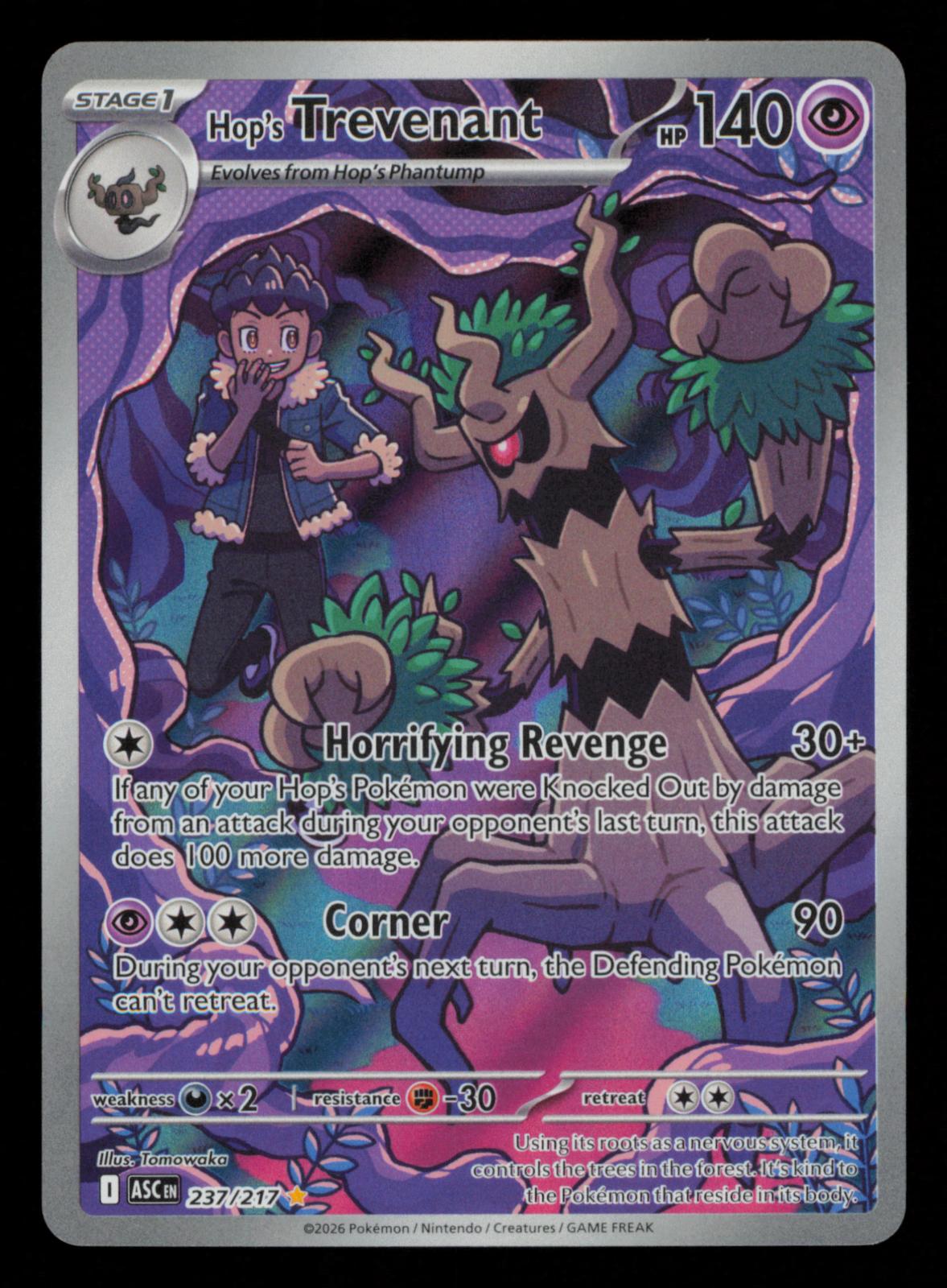 Hop's Trevenant 237/217 Illustration Rare Ascended Heroes Pokemon
