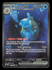 Blastoise ex 200/165 Special Illustration Rare 151 Pokemon Holo