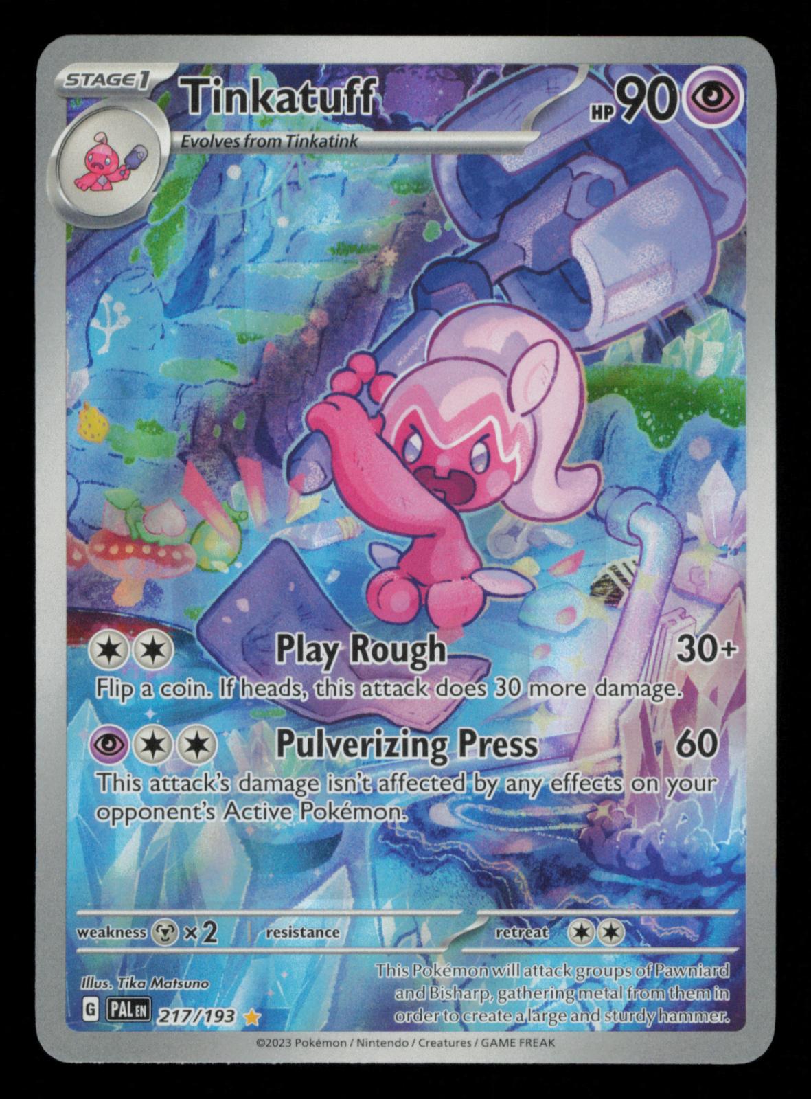 Tinkatuff 217/193 Illustration Rare Paldea Evolved Pokemon