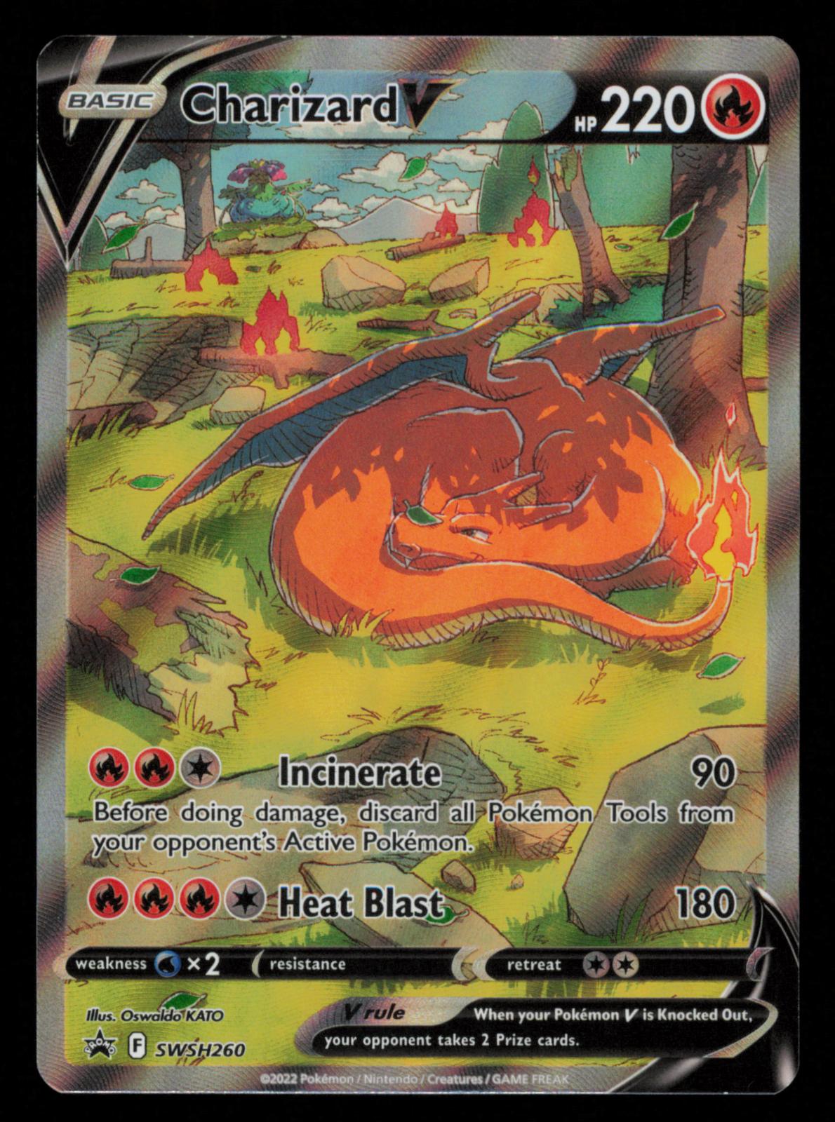 Charizard V SWSH260 Holo Promo Sword & Shield Promo Pokemon 