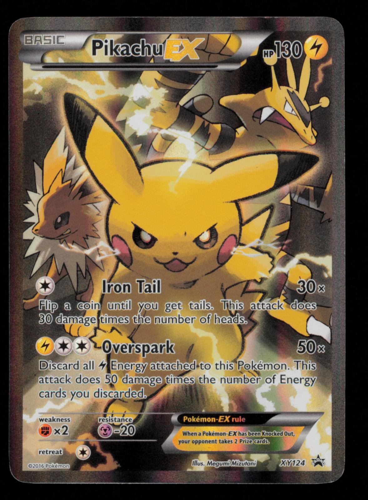 Pikachu EX XY124 Holo Promo XY Promo Pokemon 