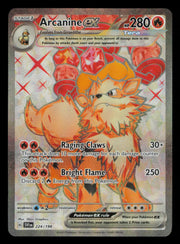 Arcanine ex 224/198 Ultra Rare Scarlet & Violet Pokemon