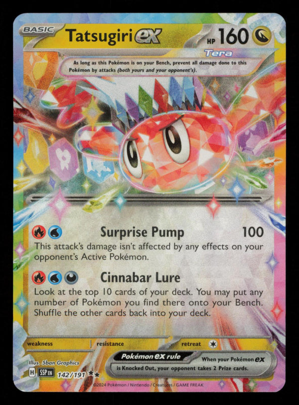 Tatsugiri ex 142/191 Double Rare Surging Sparks Pokemon