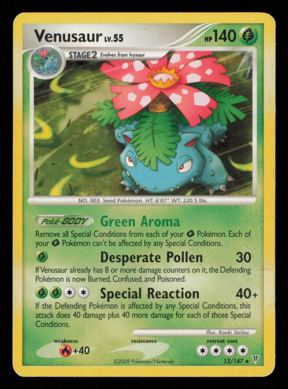 Venusaur (DPPt Supreme Victors) 13/147 Rare Deck Exclusives Pokemon
