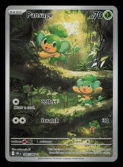 Pansage 089/086 Holo Illustration Rare Black Bolt Pokemon