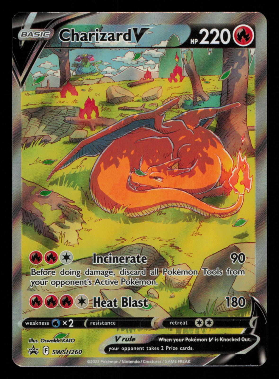 Charizard V SWSH260 Holo Promo Sword & Shield Promo Pokemon