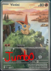 10 x Victini Jumbo Card Promo 208