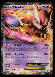 Mewtwo EX 54/113 Holo Rare EX Legendary Treasures Pokemon
