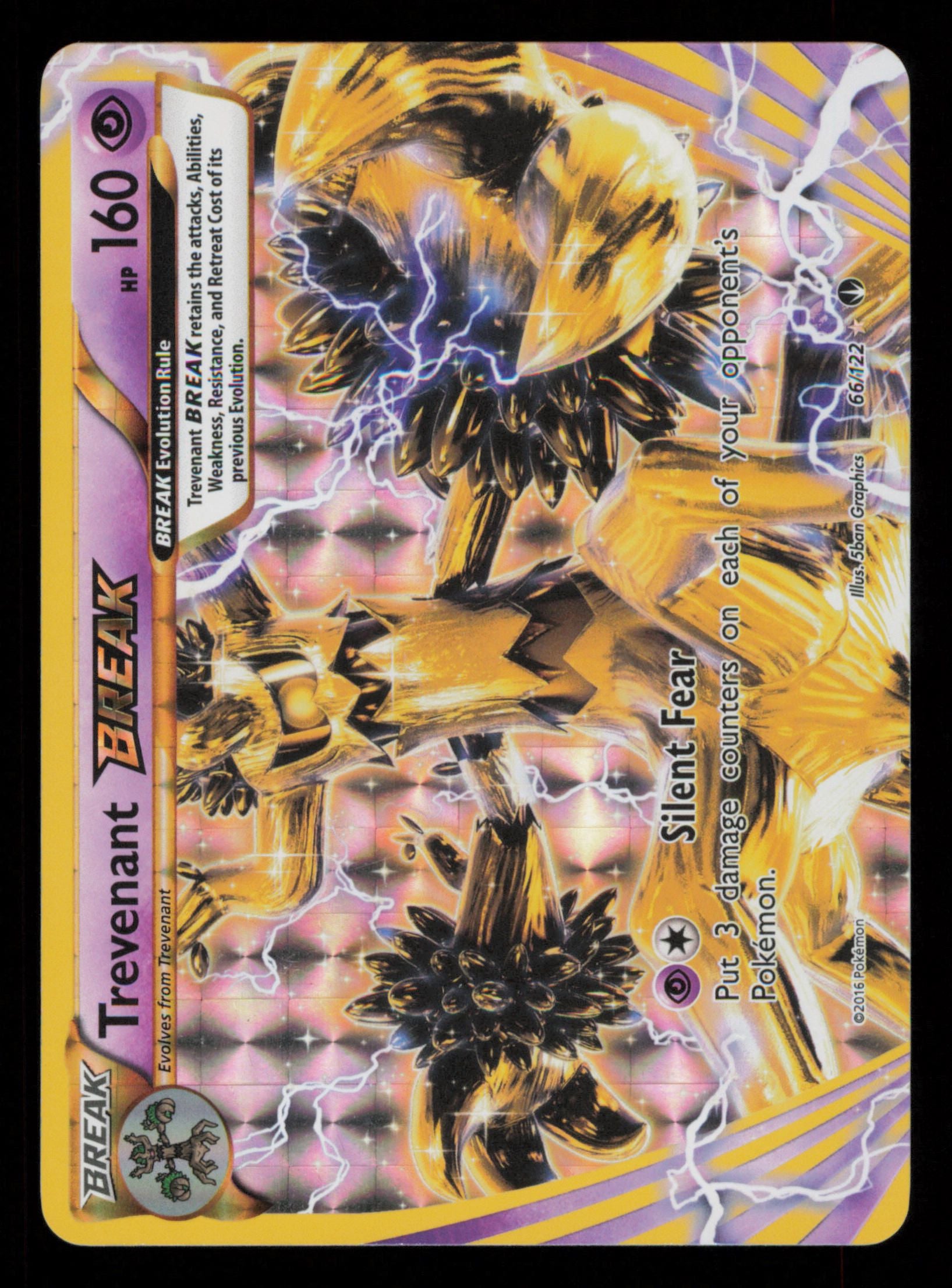 Trevenant BREAK 66/122 Rare BREAK BREAKpoint Pokemon