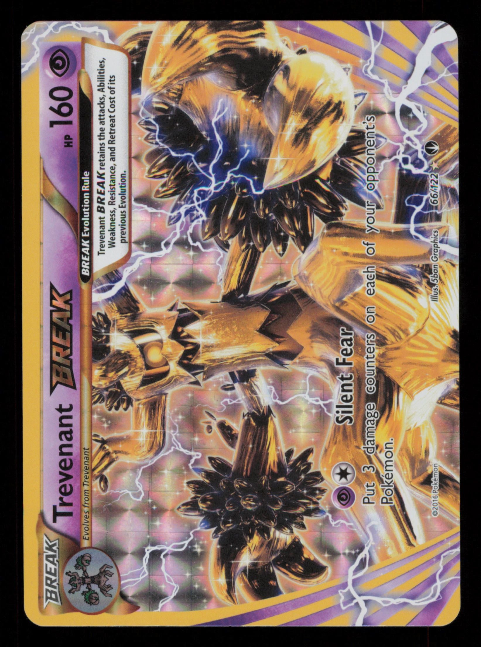 Trevenant BREAK 66/122 Rare BREAK BREAKpoint Pokemon