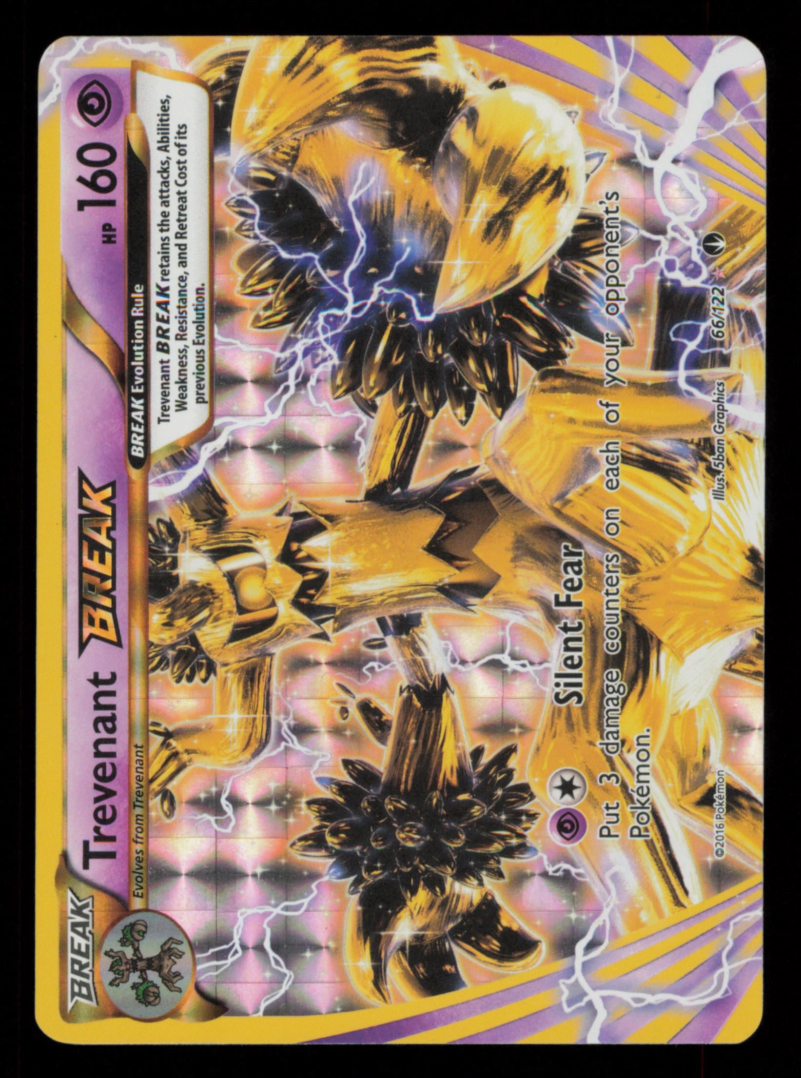 Trevenant BREAK 66/122 Rare BREAK BREAKpoint Pokemon
