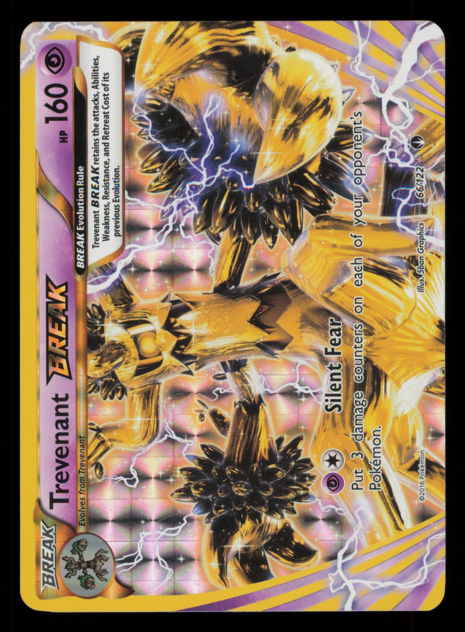 Trevenant BREAK 66/122 Rare BREAK BREAKpoint Pokemon