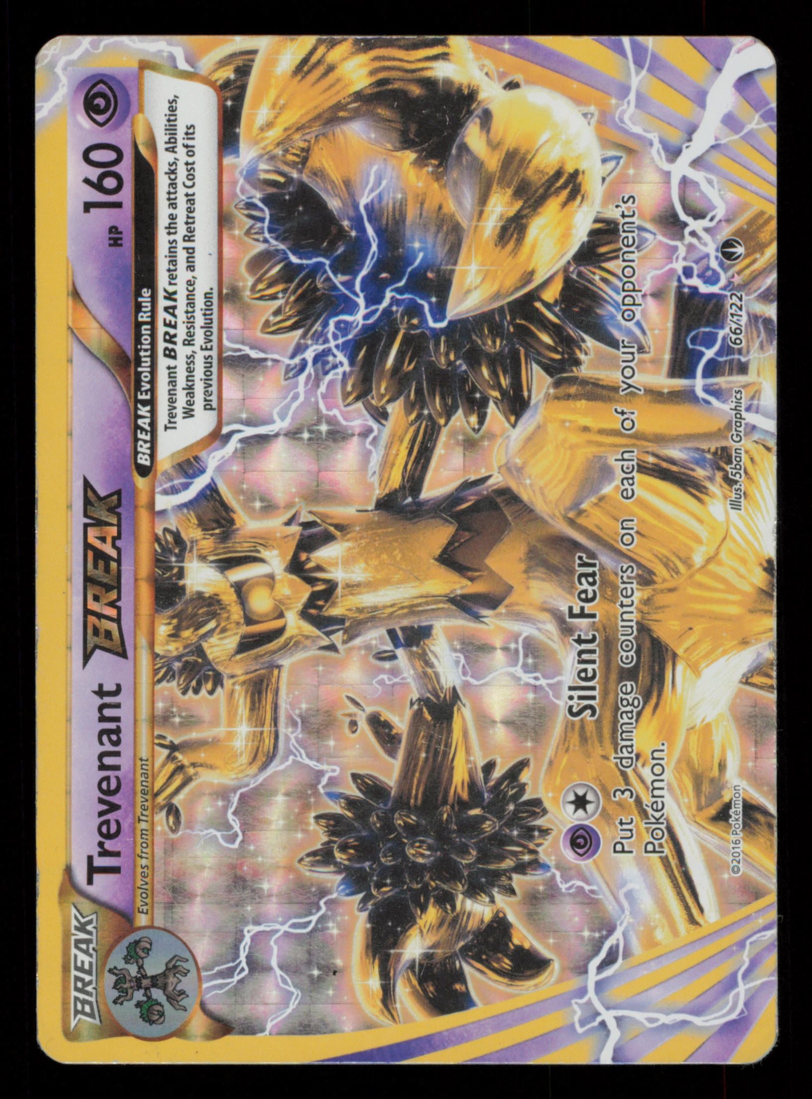 Trevenant BREAK 66/122 Rare BREAK BREAKpoint Pokemon