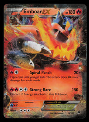 Emboar EX 14/122 Holo Rare EX BREAKpoint Pokemon