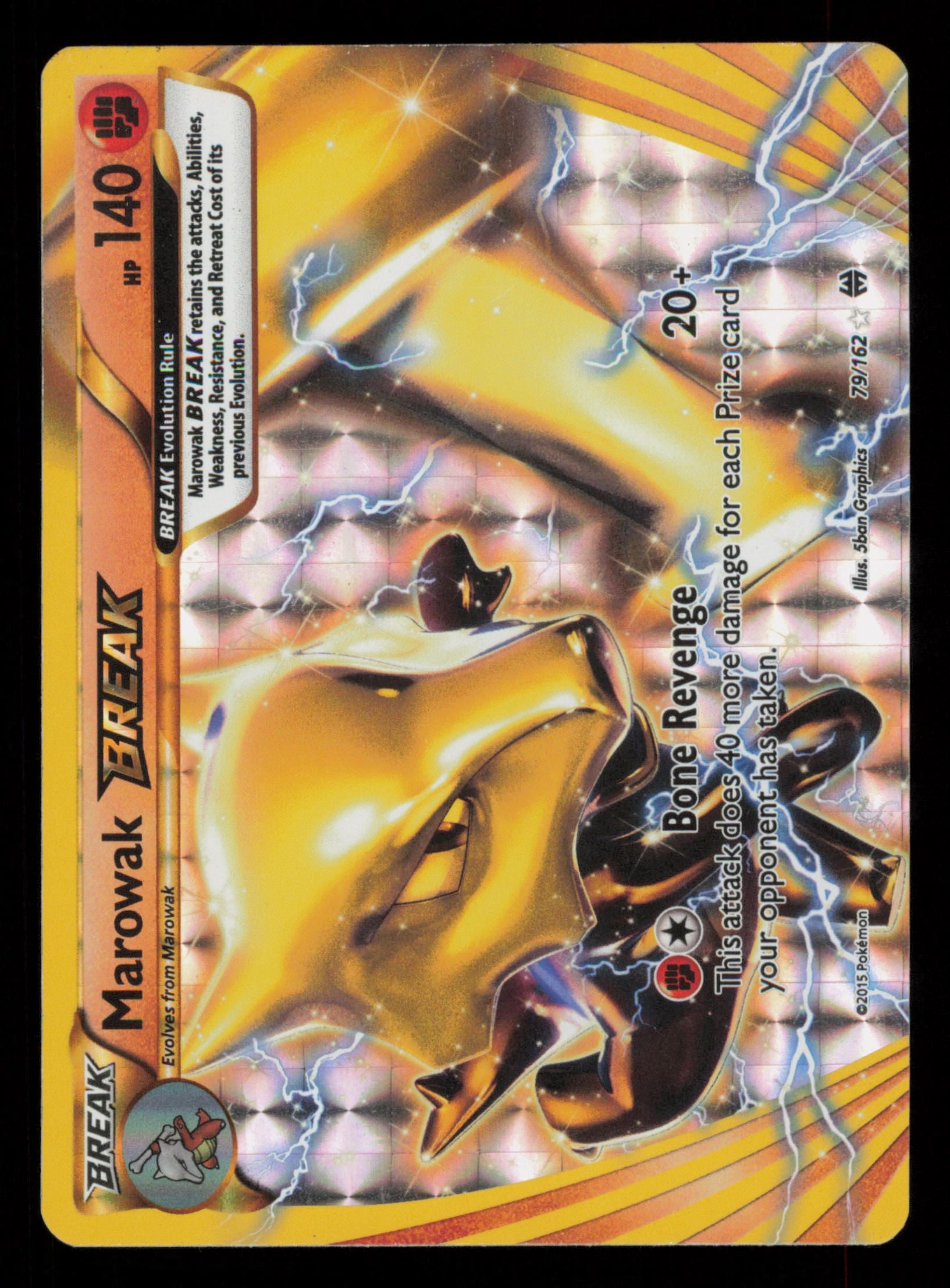 Marowak BREAK 79/162 Rare BREAK BREAKthrough Pokemon