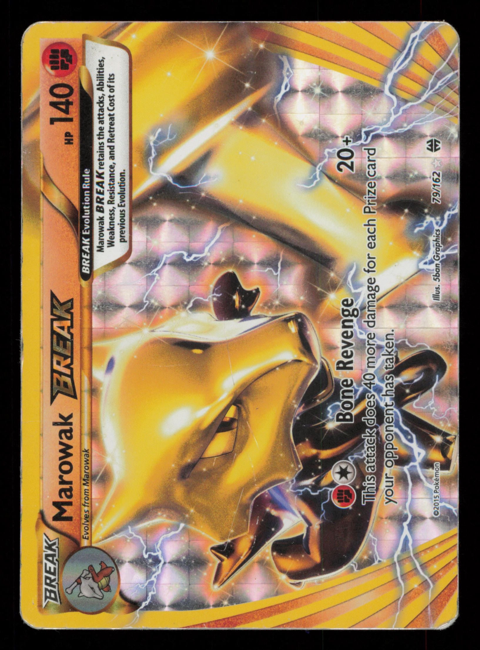 Marowak BREAK 79/162 Rare BREAK BREAKthrough Pokemon