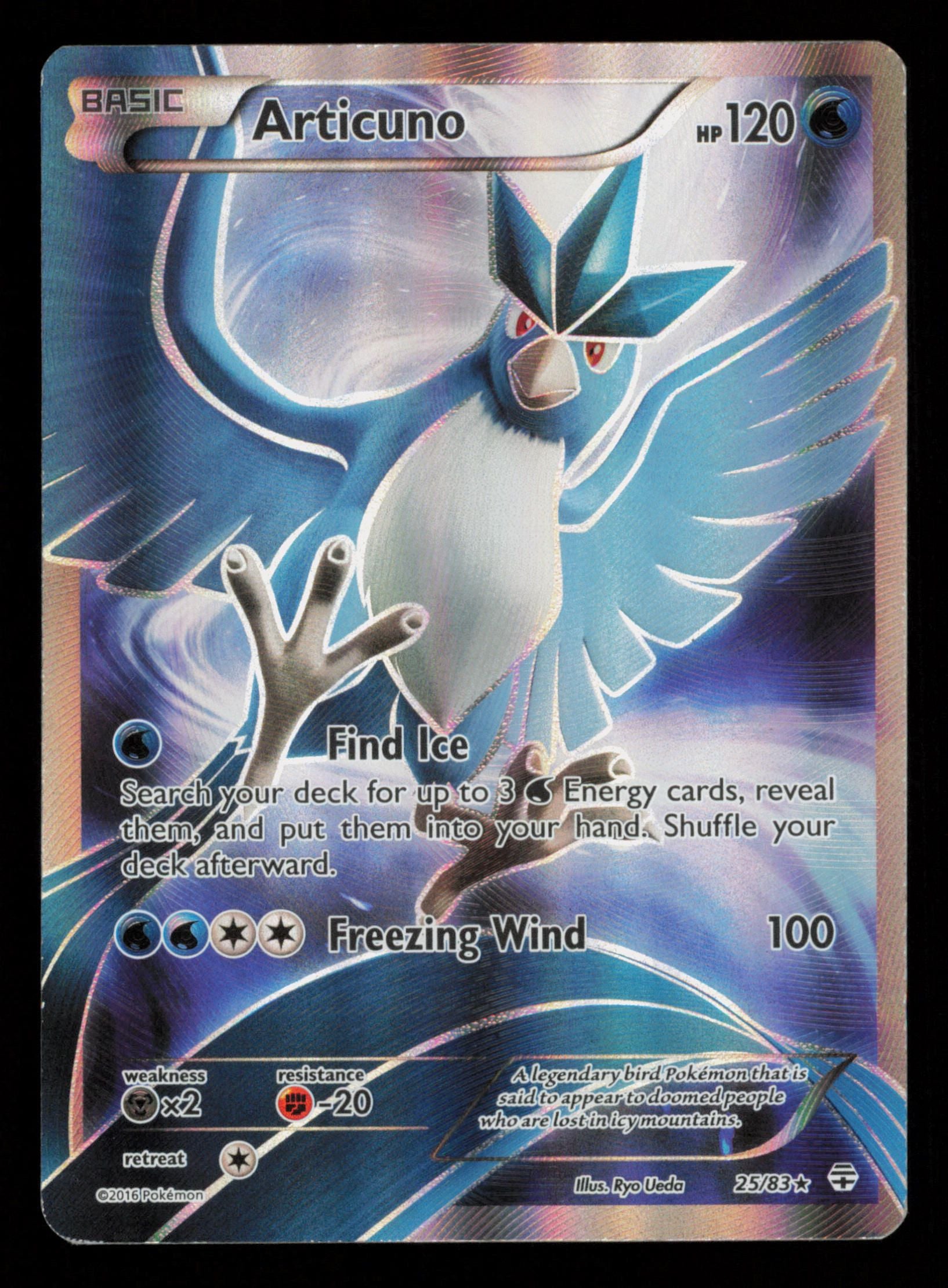 Articuno 25/83 Holo Rare Generations Pokemon