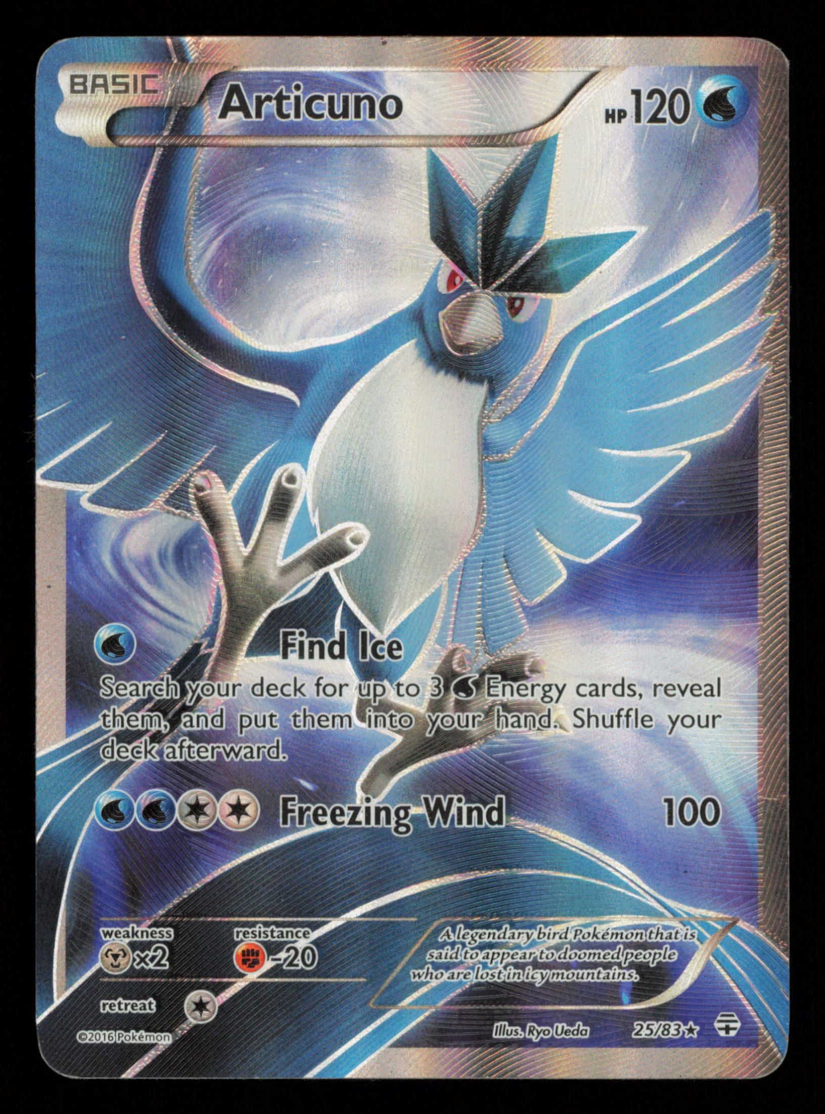 Articuno 25/83 Holo Rare Generations Pokemon