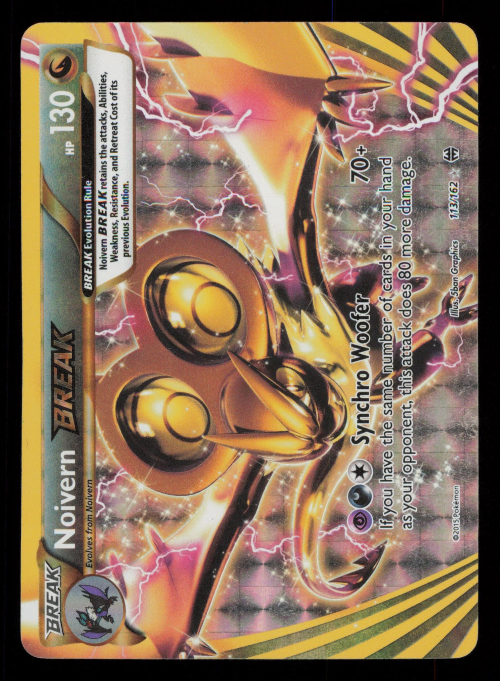 Noivern BREAK 113/162 Rare BREAK BREAKthrough Pokemon