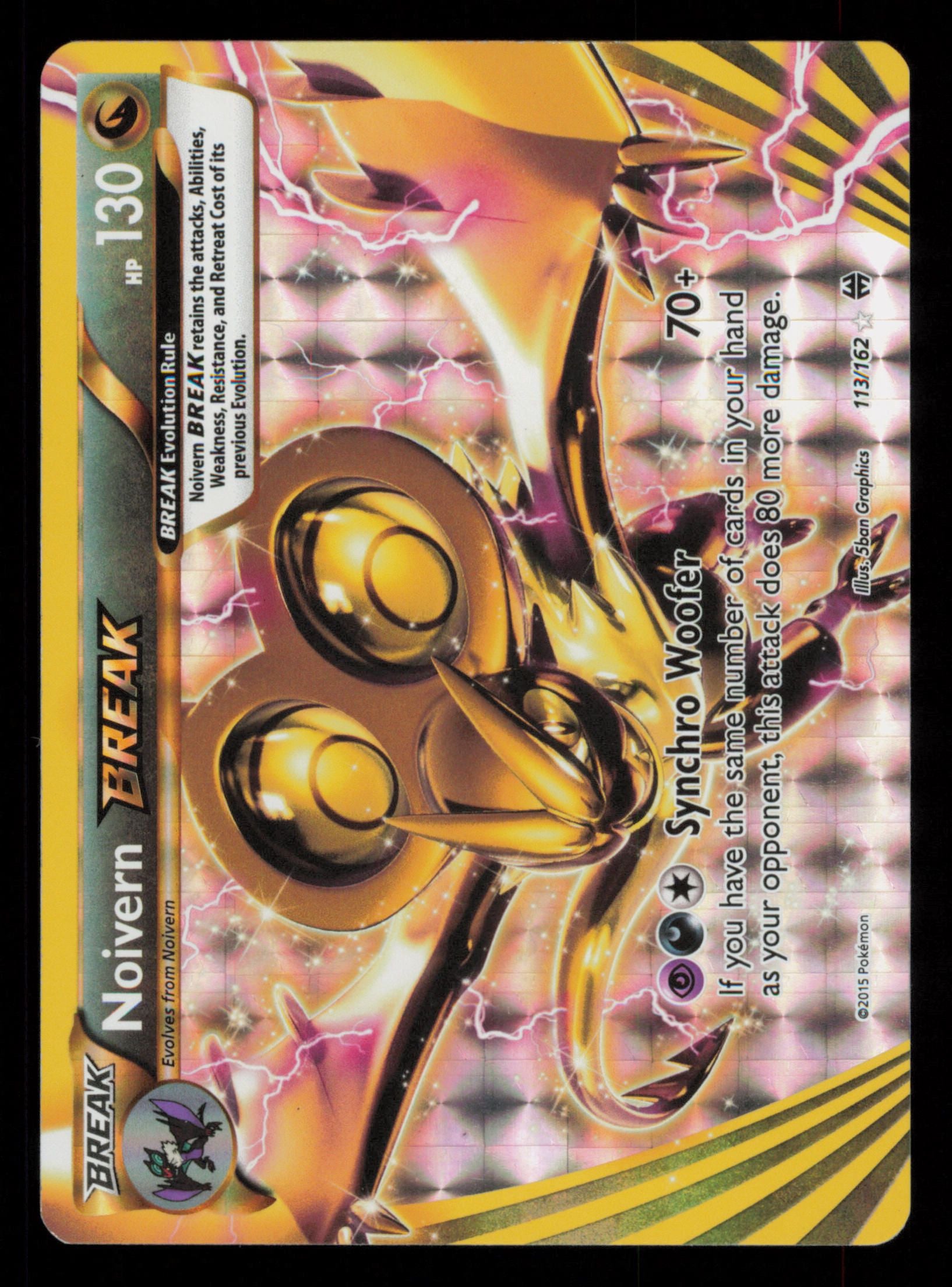 Noivern BREAK 113/162 Rare BREAK BREAKthrough Pokemon