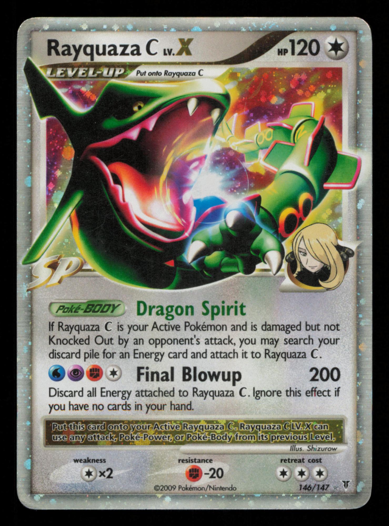 Rayquaza C LV.X 146/147 Holo Rare LV.X Supreme Victors Pokemon