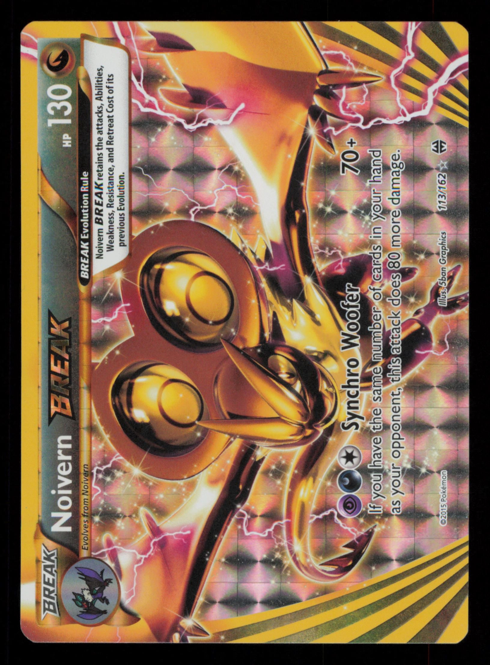 Noivern BREAK 113/162 Rare BREAK BREAKthrough Pokemon