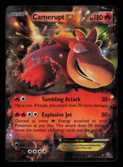 Camerupt EX 29/160 Holo Rare EX Primal Clash Pokemon