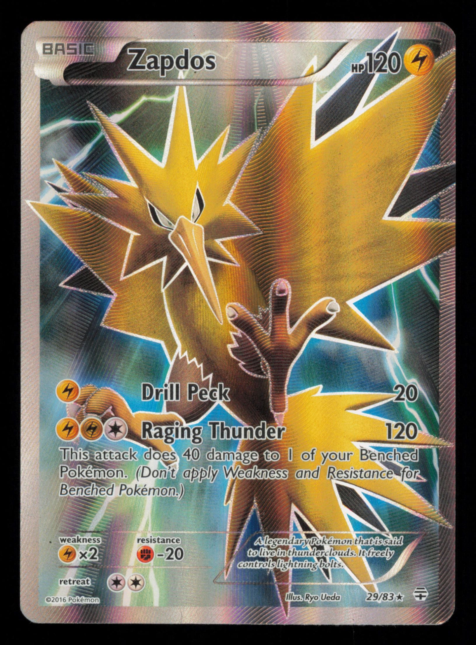 Zapdos 29/83 Holo Rare Generations Pokemon