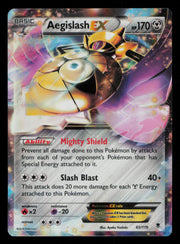 Aegislash EX 65/119 Holo Rare EX Phantom Forces Pokemon