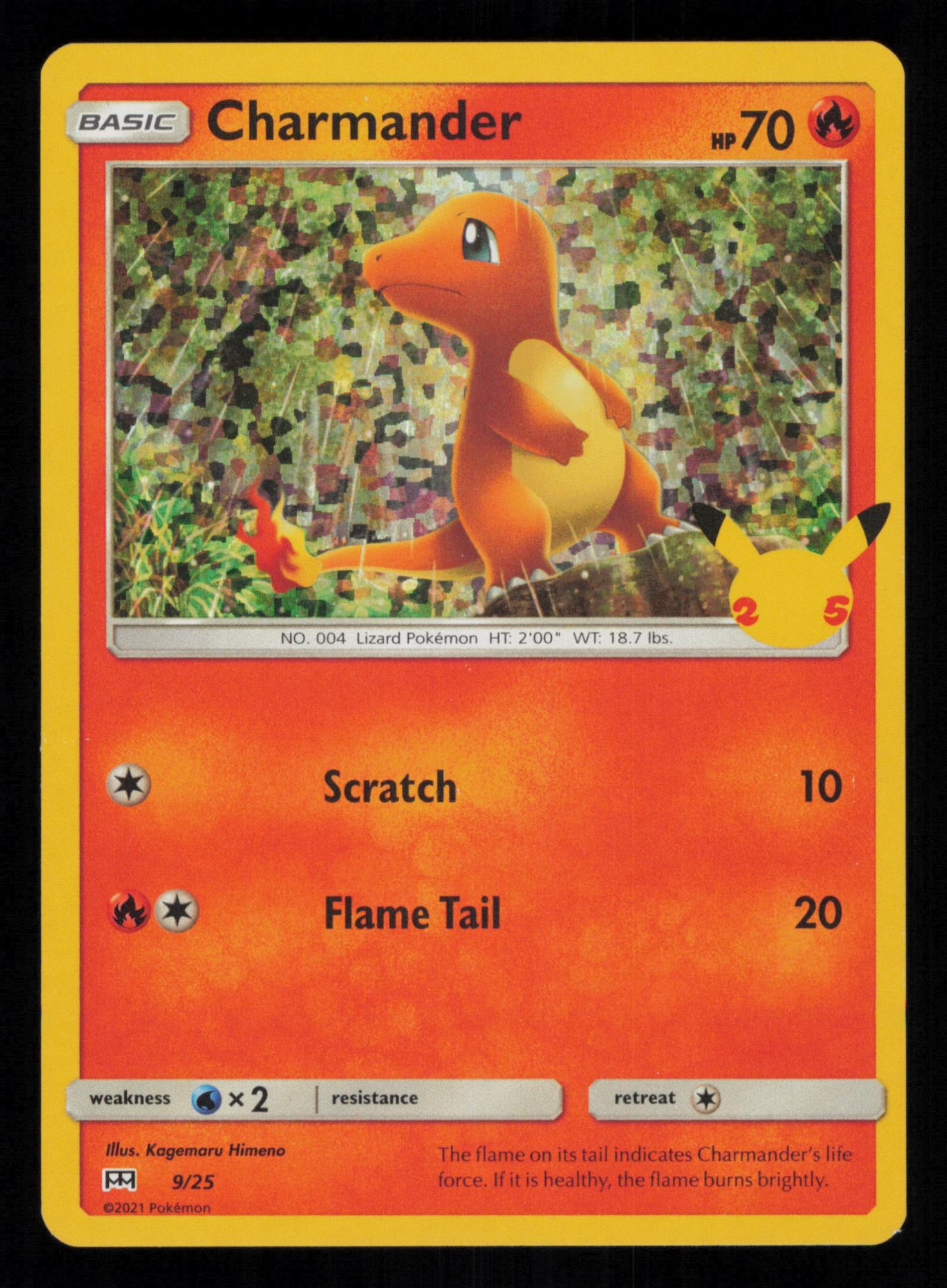 Charmander 9/25 McDonald's Collection 2021 Pokemon