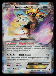Aegislash EX 65/119 Holo Rare EX Phantom Forces Pokemon