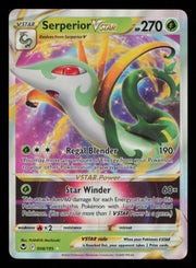 Serperior VSTAR 008/195 Holo Rare VSTAR Silver Tempest Pokemon