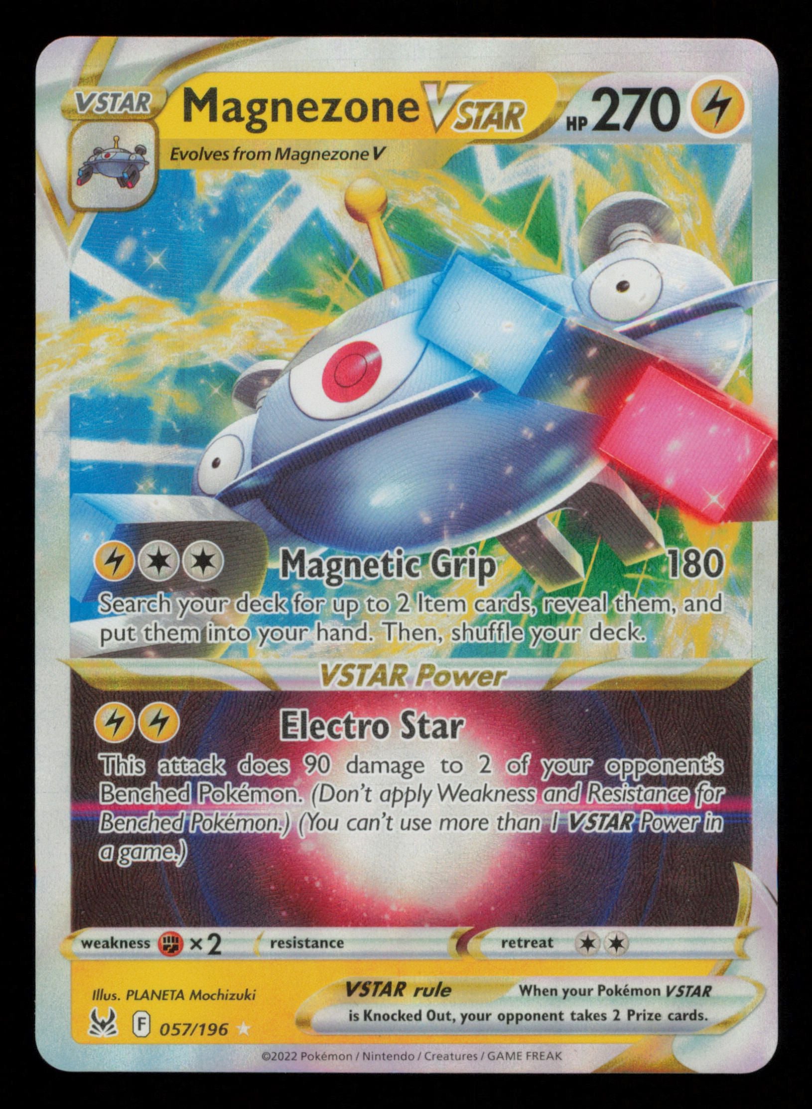 Magnezone VSTAR 057/196 Holo Rare VSTAR Lost Origin Pokemon