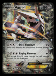 Aggron EX 93/160 Holo Rare EX Primal Clash Pokemon