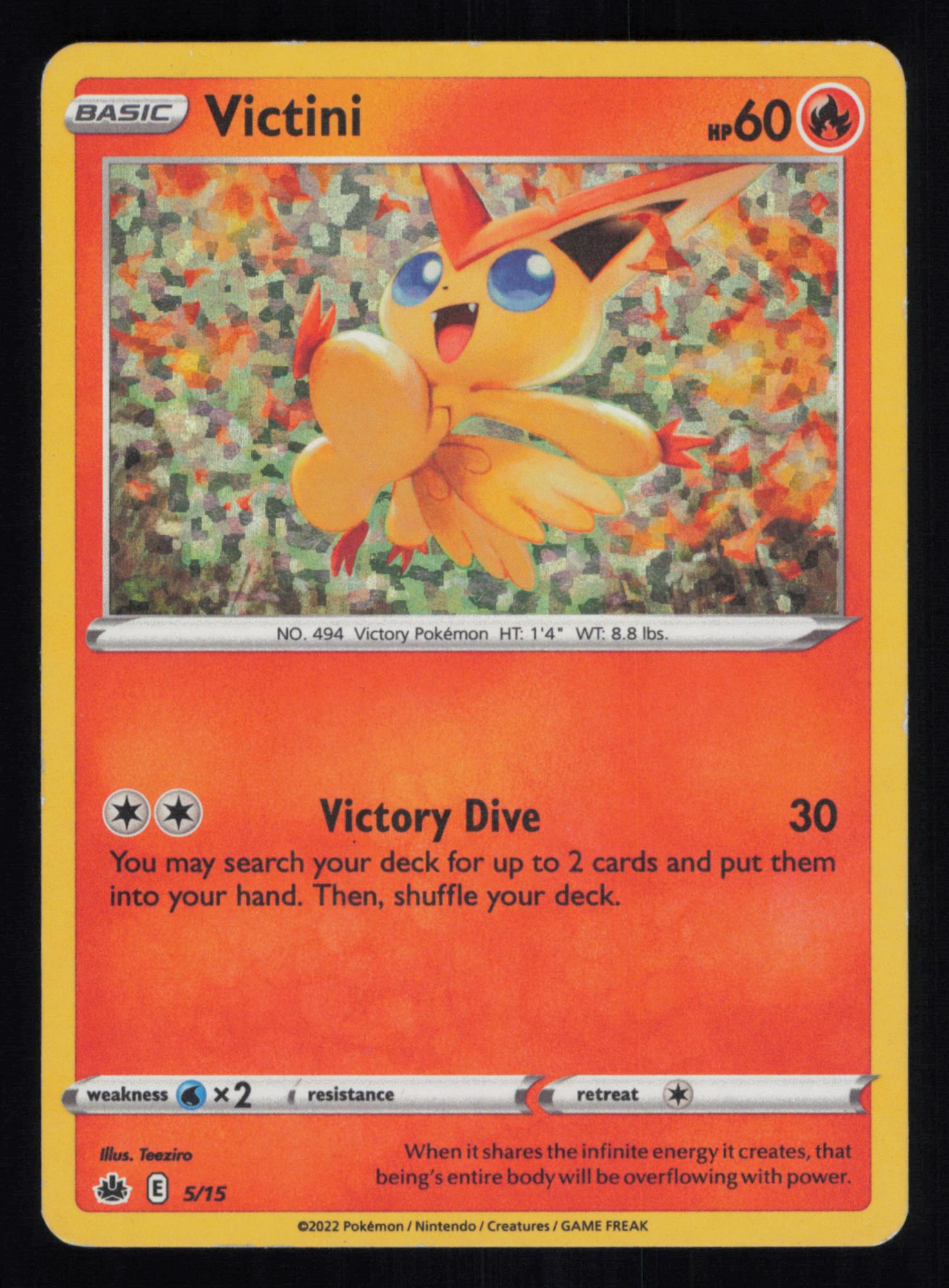 Victini 5/15 McDonald's Collection 2022 Pokemon