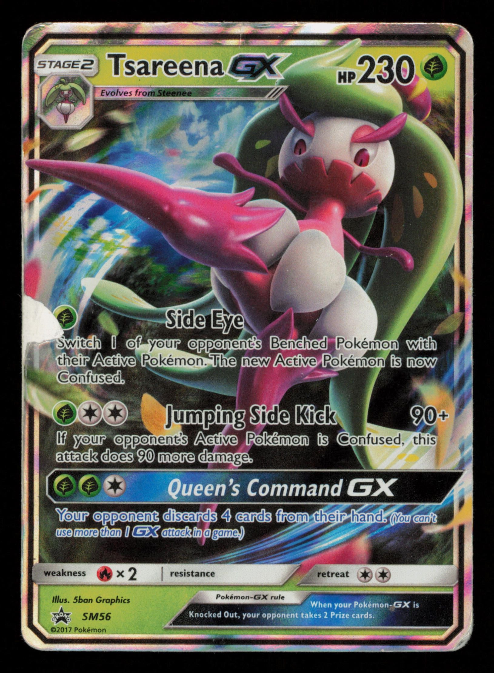 Tsareena GX SM56 Promo SM Black Star Promos Pokemon